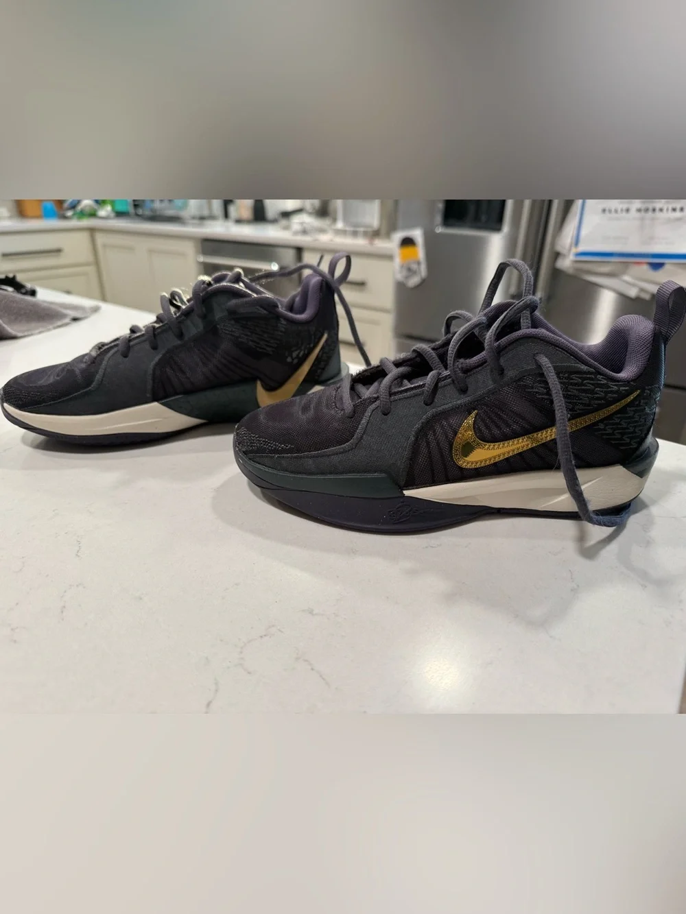 Nike Girls Sabrina 2 KC “Broken Records” Basketball Shoes. Size 3.5Y